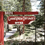 Lakeview Cottages sign